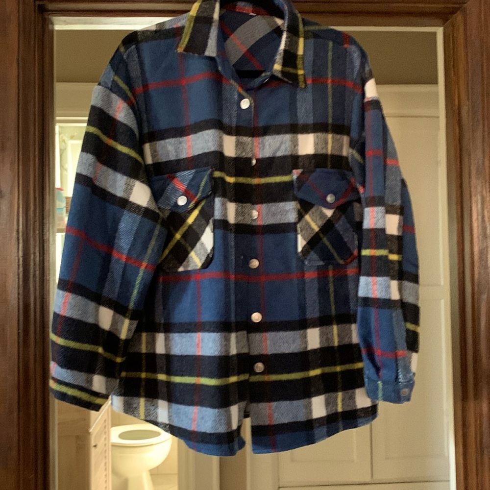 Large fall shacket super warm.